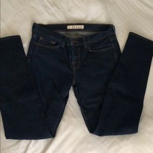 J brand dark wash skinny jeans